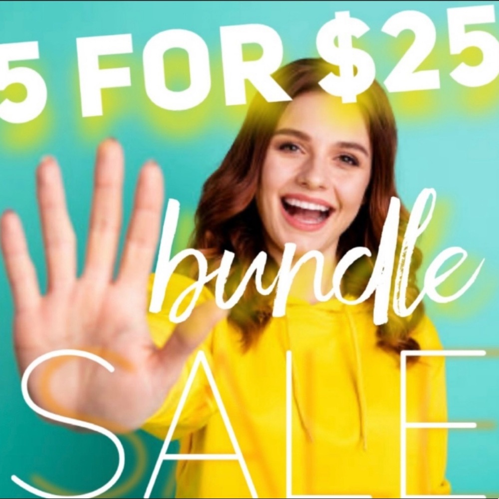 5 for $25 SALE!!!